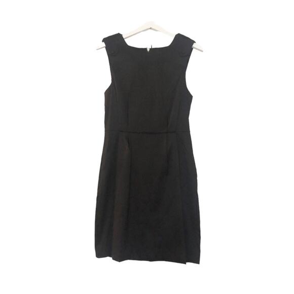 NWT W118 by Walter Baker Black Anne Dress Epaulet Sleeveless Dress Size Medium - Picture 1 of 9